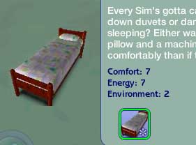 hacked sims2 bed
