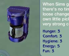 hacked sims 2 coffeemaker